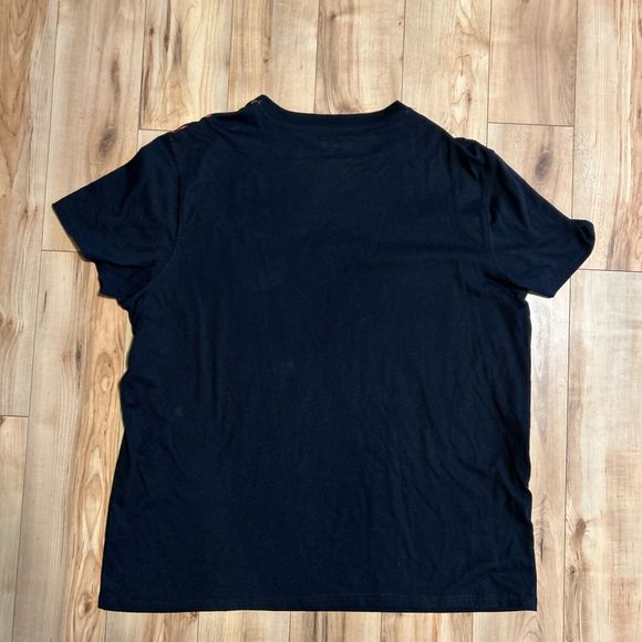 Chicago Bulls Mens XXL Tee NBA All Over Front Print Black Short Sleeve - Picture 4 of 9